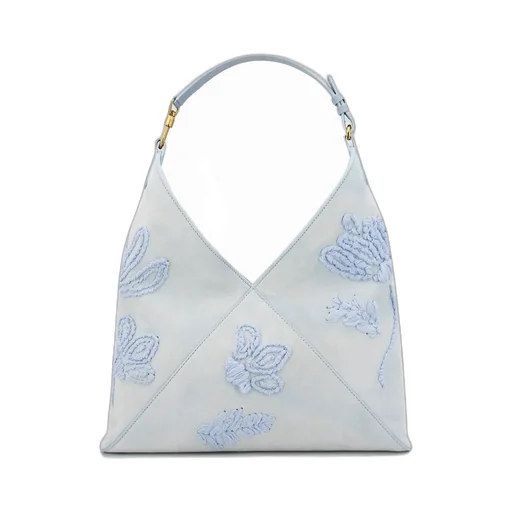 Chiffon Floral Embroidery Dudu Bag