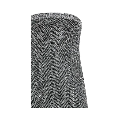 Herringbone Pattern Sleeveless Dress