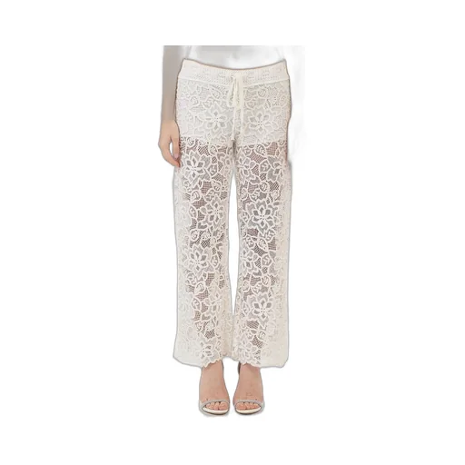 Floral Lace Drawstring Pants