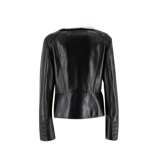 Zipped Leather Jacket