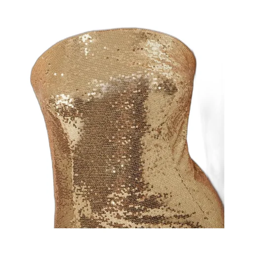 Strapless Sequin Dress