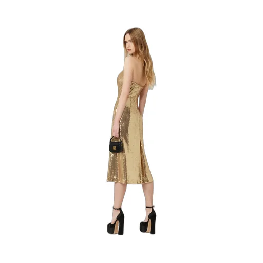 Strapless Sequin Dress