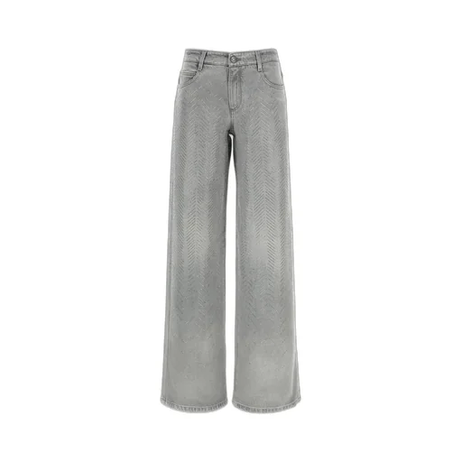 Embellished Wide Leg Jeans