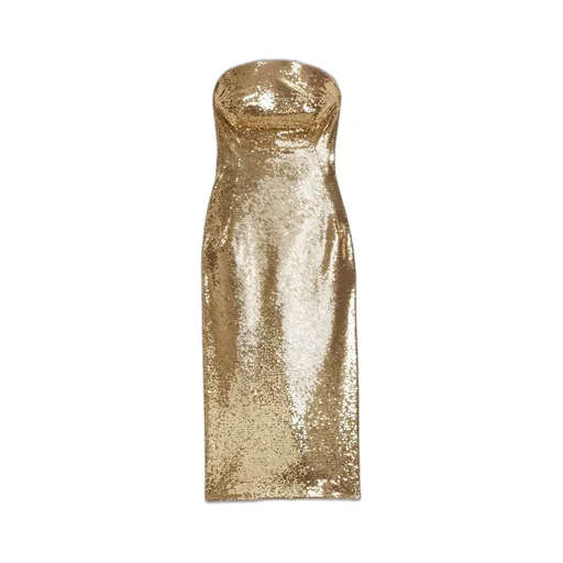 Strapless Sequin Dress