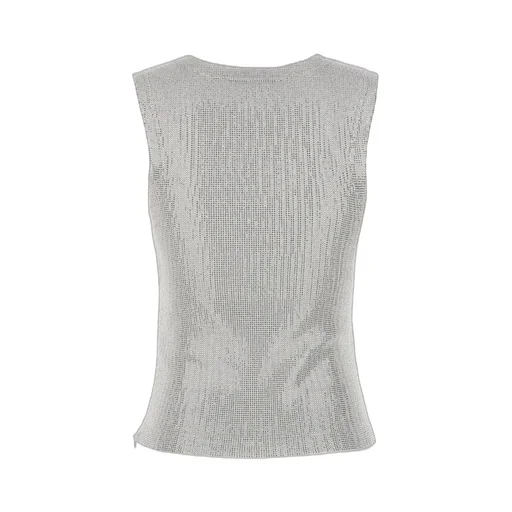 Embellished Jersey Tank Top