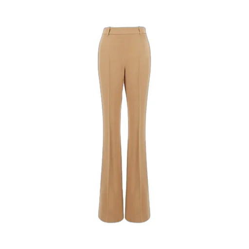 High Waist Flared Trousers