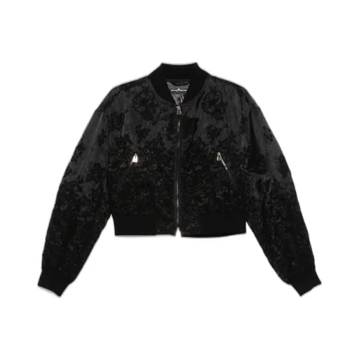 Lace Bomber Jacket