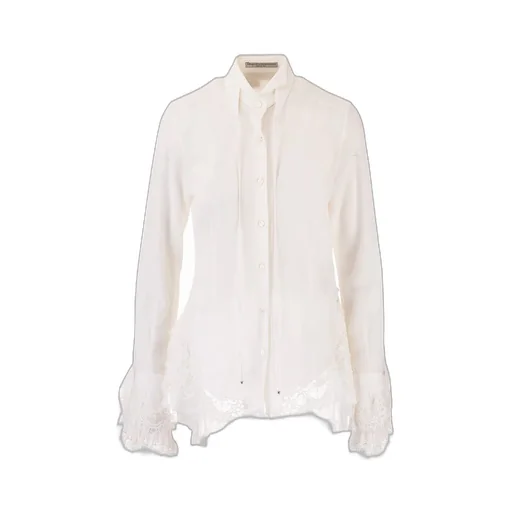 Lace Frill Long Sleeved Blouse