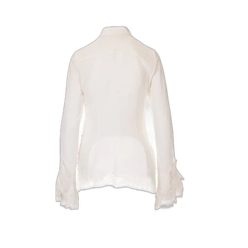 Lace Frill Long Sleeved Blouse