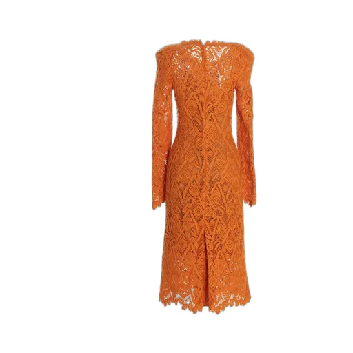Macrame Lace Midi Dress