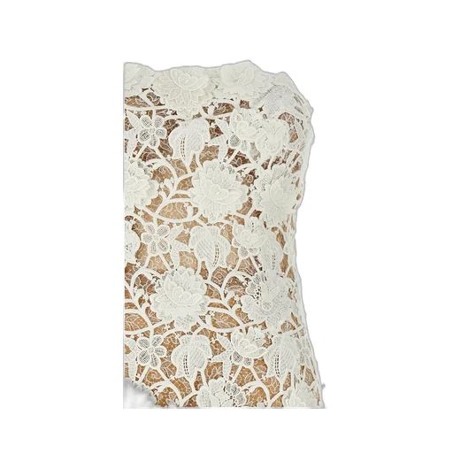 Macrame Lace Sleeveless Midi Dress