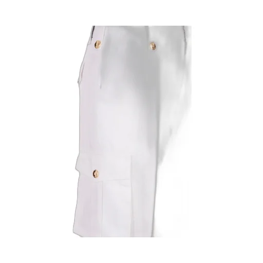 High-Waist Elasticated Ankle Trousers