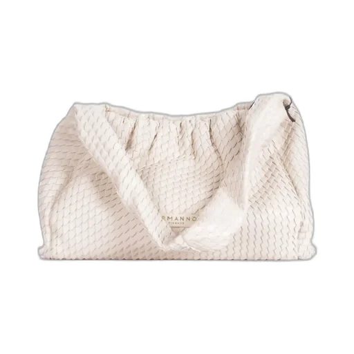 Logo Embossed Hobo Bag