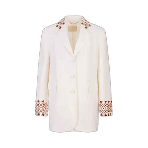Single Breasted Embroidered Jacket