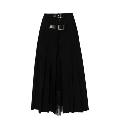 Pleated Midi Skirt
