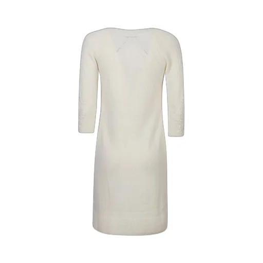 V-Neck Knitted Dress