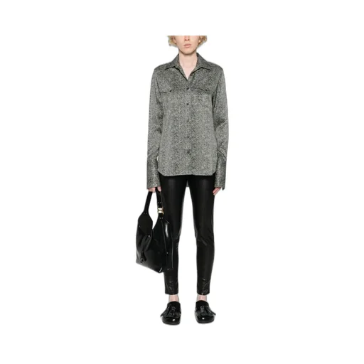 Patterned Long Sleeve Top