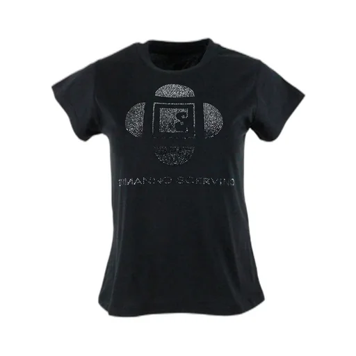Logo Embroidered Crewneck T-Shirt