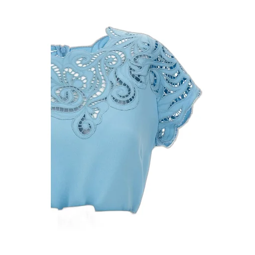 Lace Belted Mini Dress
