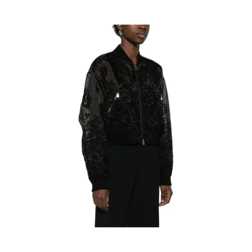 Lace Bomber Jacket