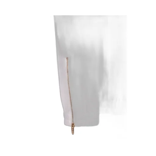 High-Waist Elasticated Ankle Trousers