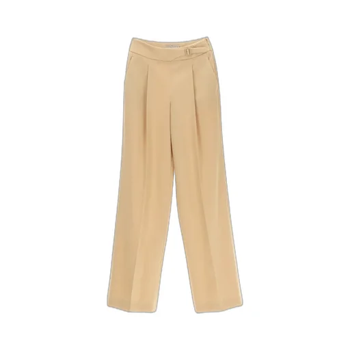 Belted Straight-Leg Trousers