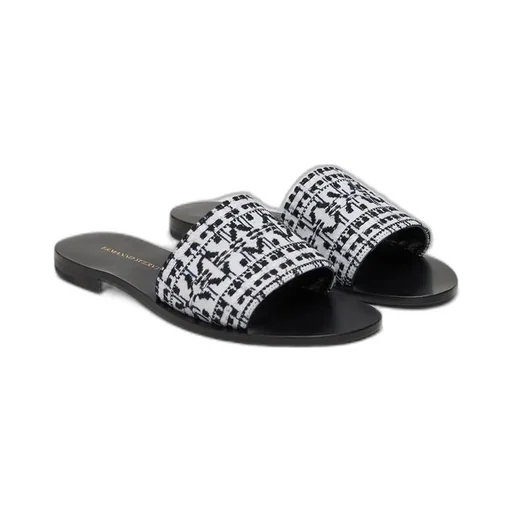 Embroidered Band Sandals