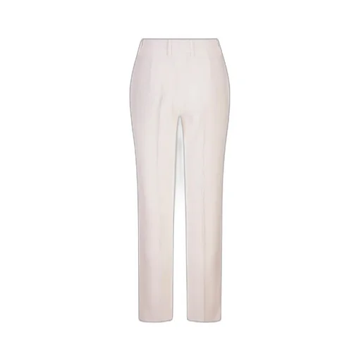 Straight-Leg Mid-Rise Trousers