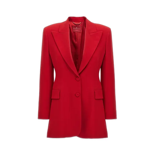 Single-Breasted Cady Sculpture Jacket