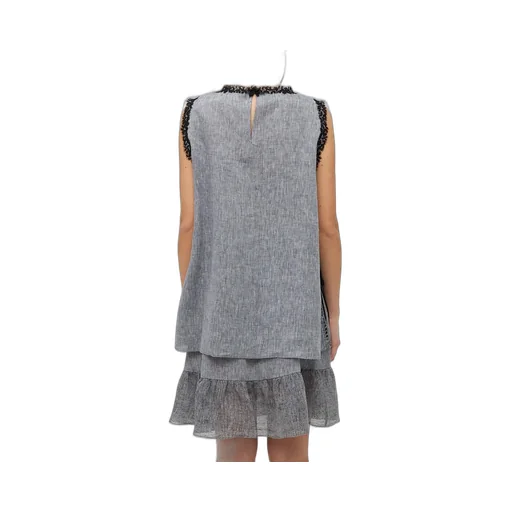 Lace Trim Sleeveless Top