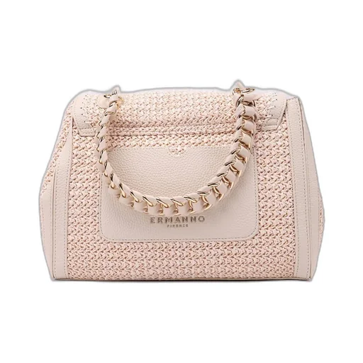 Chain-Linked Foldover Top Shoulder Bag