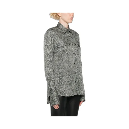 Patterned Long Sleeve Top