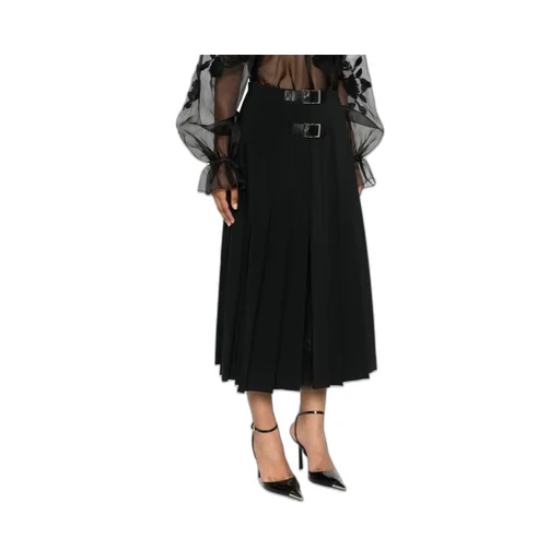 Pleated Midi Skirt