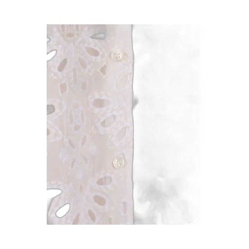 Broderie Anglaise Buttoned Shirt