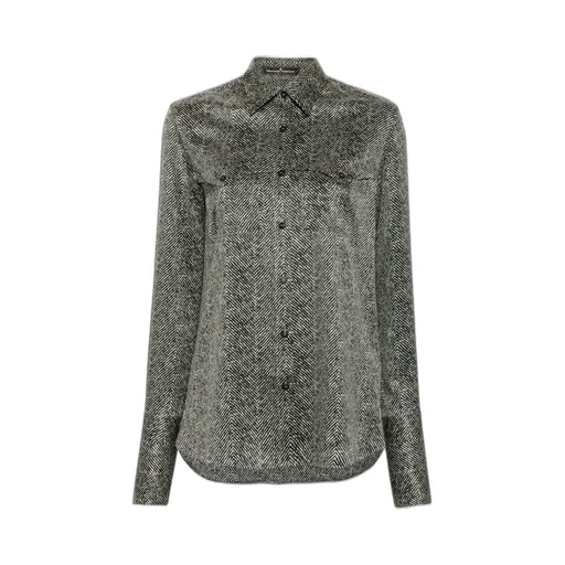 Patterned Long Sleeve Top