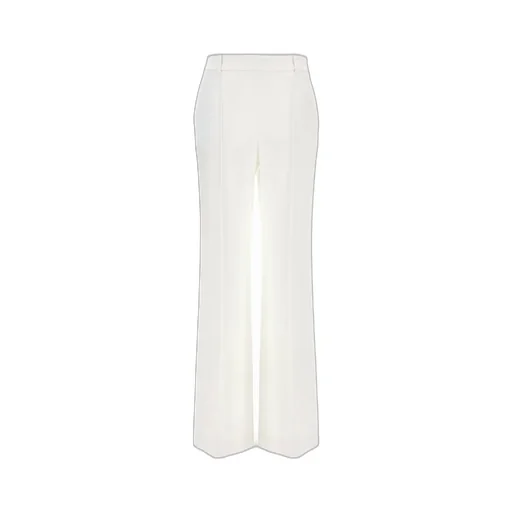High-Waist Flared Trousers
