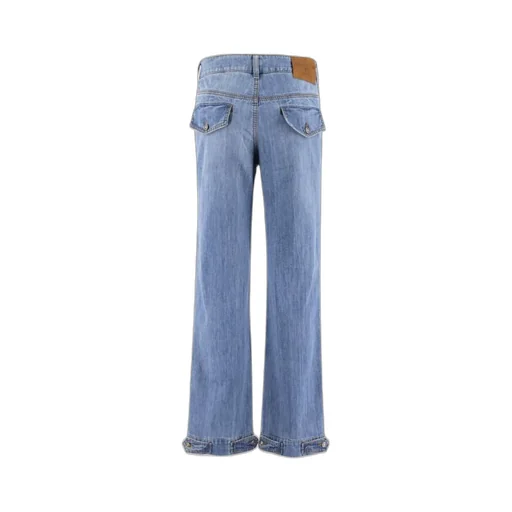 Straight-Leg Cargo Jeans