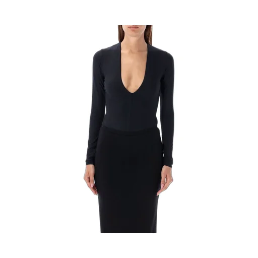 Deep V Long Sleeve Bodysuit