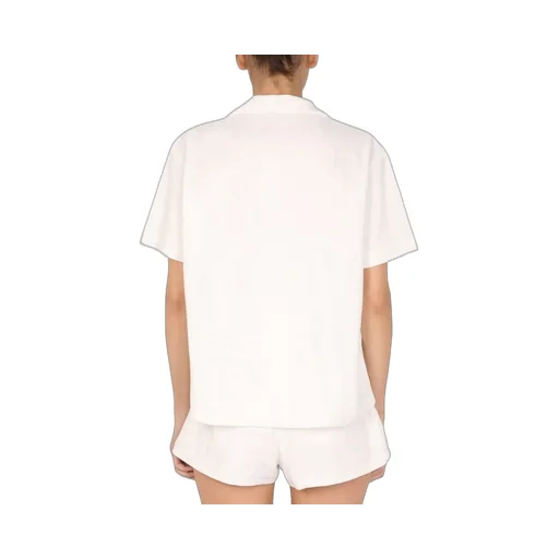 Embroidered Logo Shirt Top