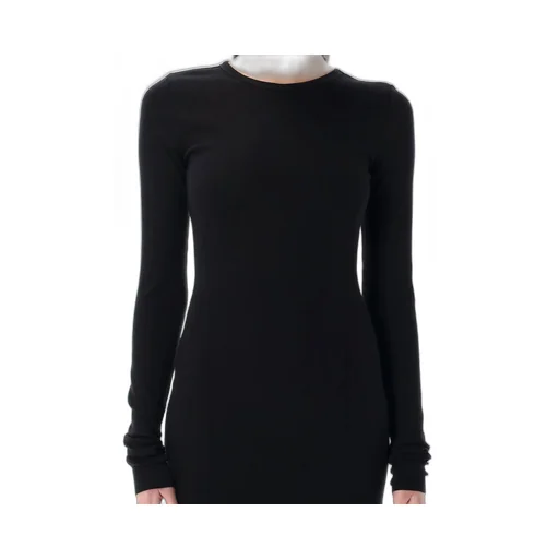 Long Sleeve Crewneck Short Dress