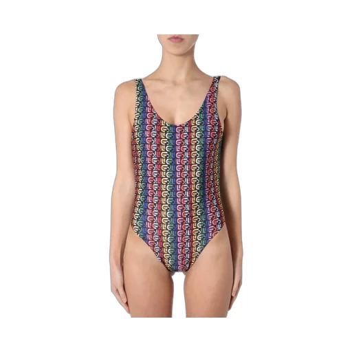 All-Over Logo Print Swimsuit