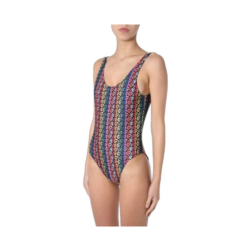 All-Over Logo Print Swimsuit