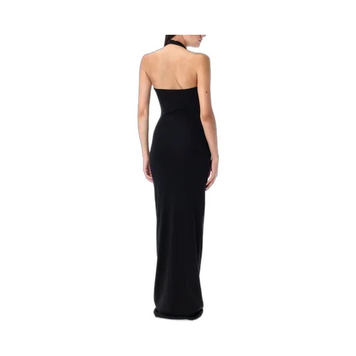Ribbed Halter Maxi Dress