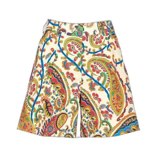 Paisley Printed Shorts