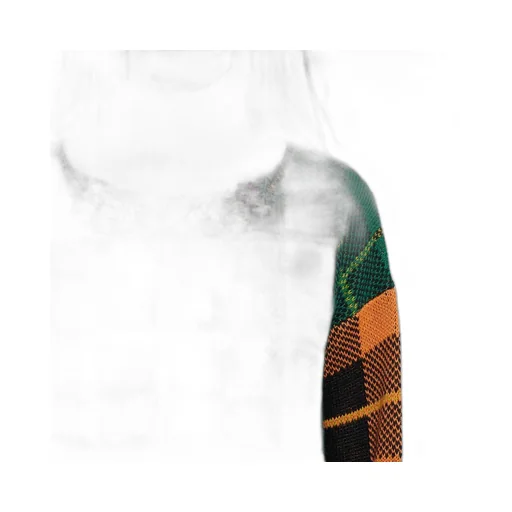 Checked Knit Jumper