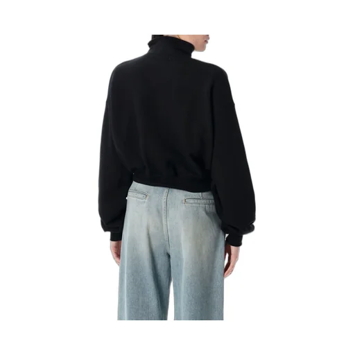 Half Zip Cropped Sweater
