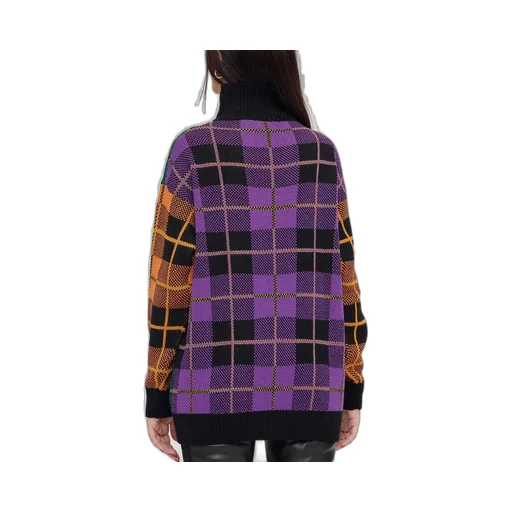 Checked Knit Jumper