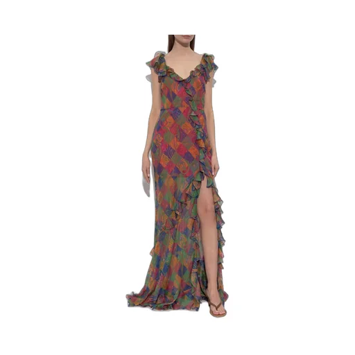 Paisley Printed Maxi Dress