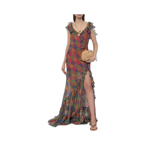 Paisley Printed Maxi Dress