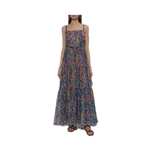 Paisley Printed Maxi Dress
